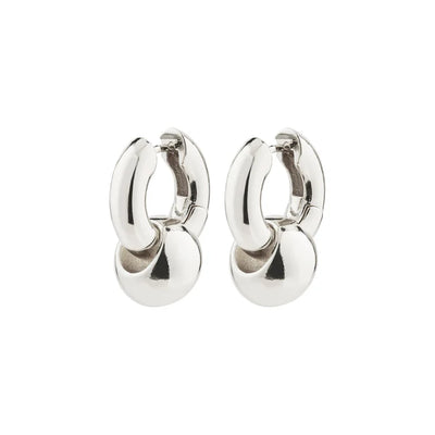 Intent Earrings - silver