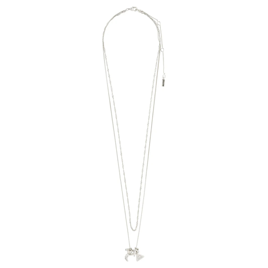 Between Necklace - silver