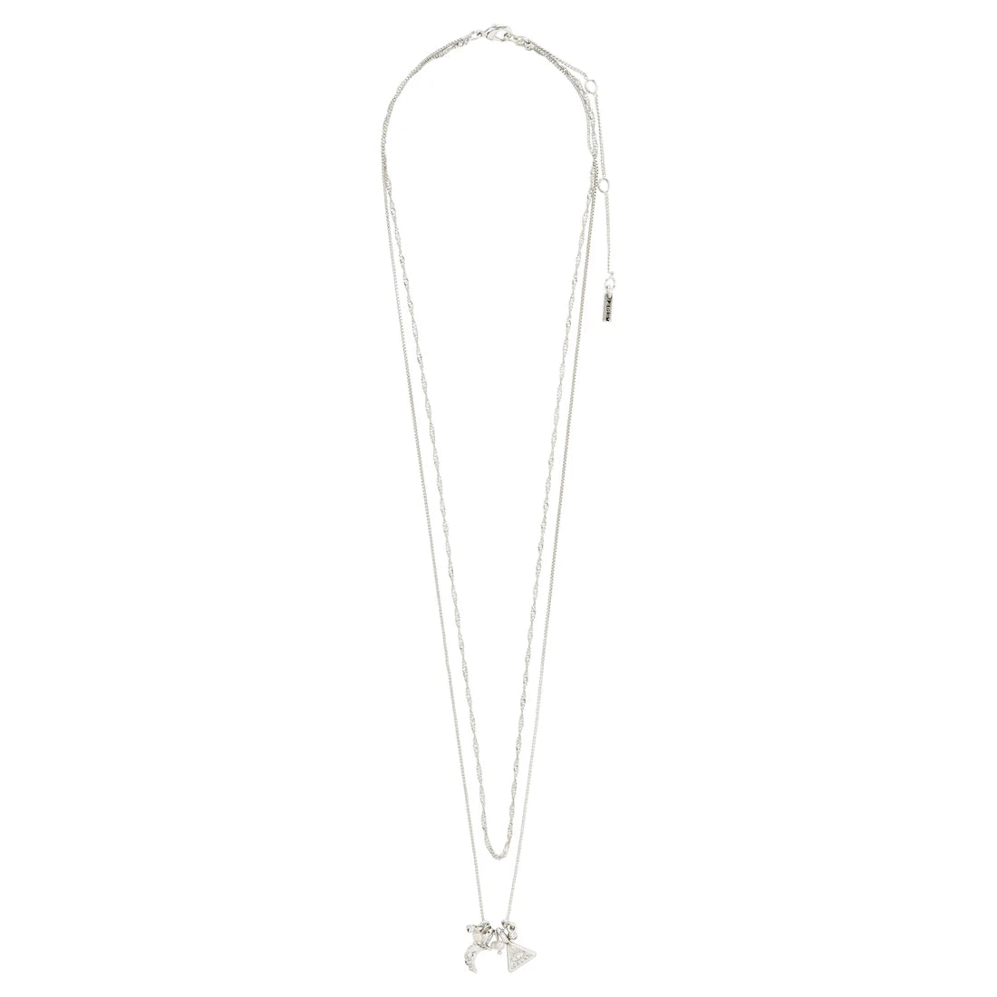 Between Necklace - silver
