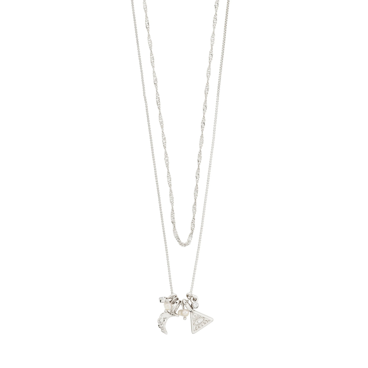 Between Necklace - silver