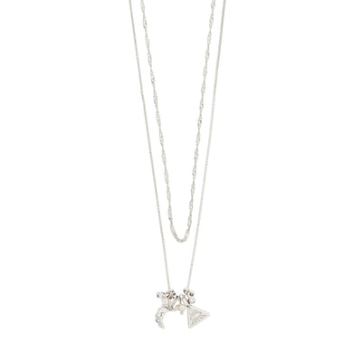 Between Necklace - silver