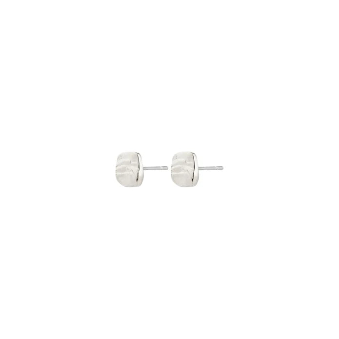 Sense Stud Earrings - silver
