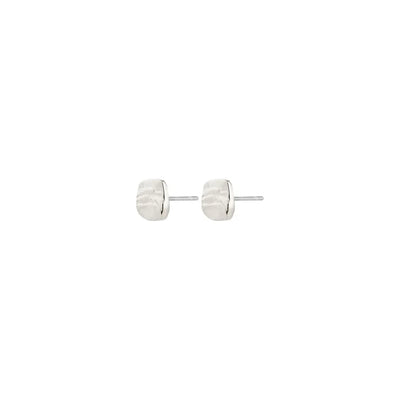 Sense Stud Earrings - silver