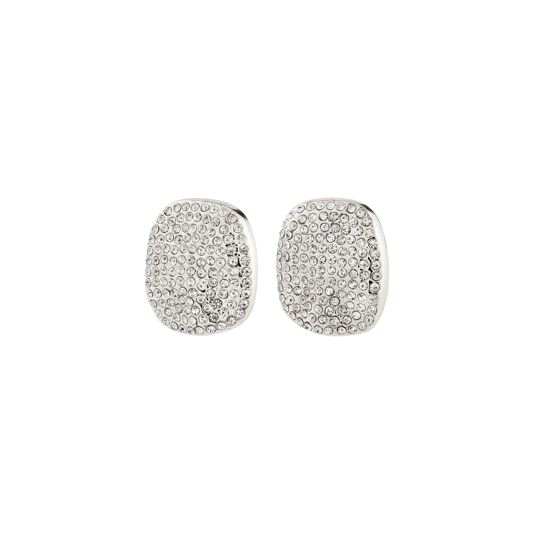 Ember Stud Earrings - silver