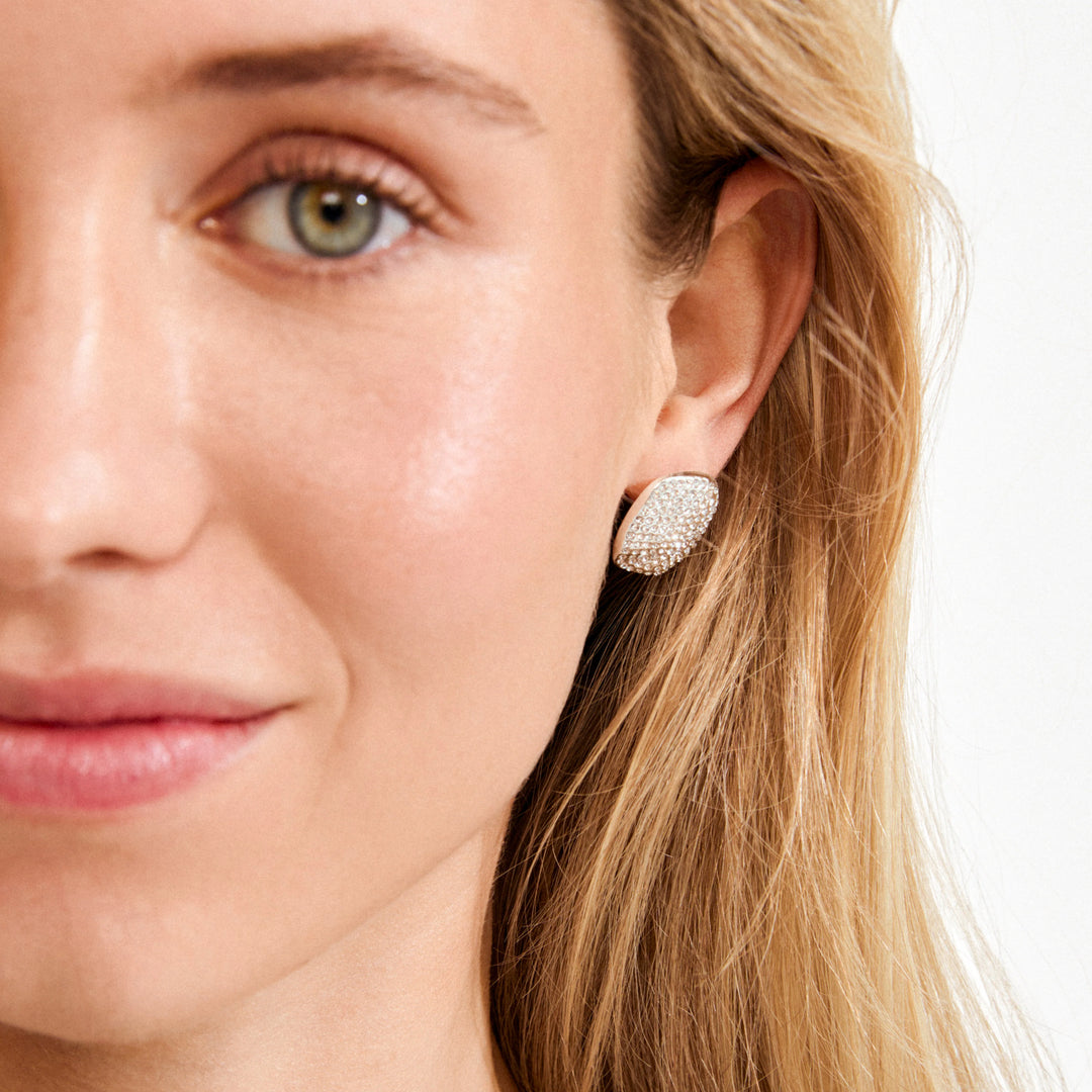 Ember Stud Earrings - silver