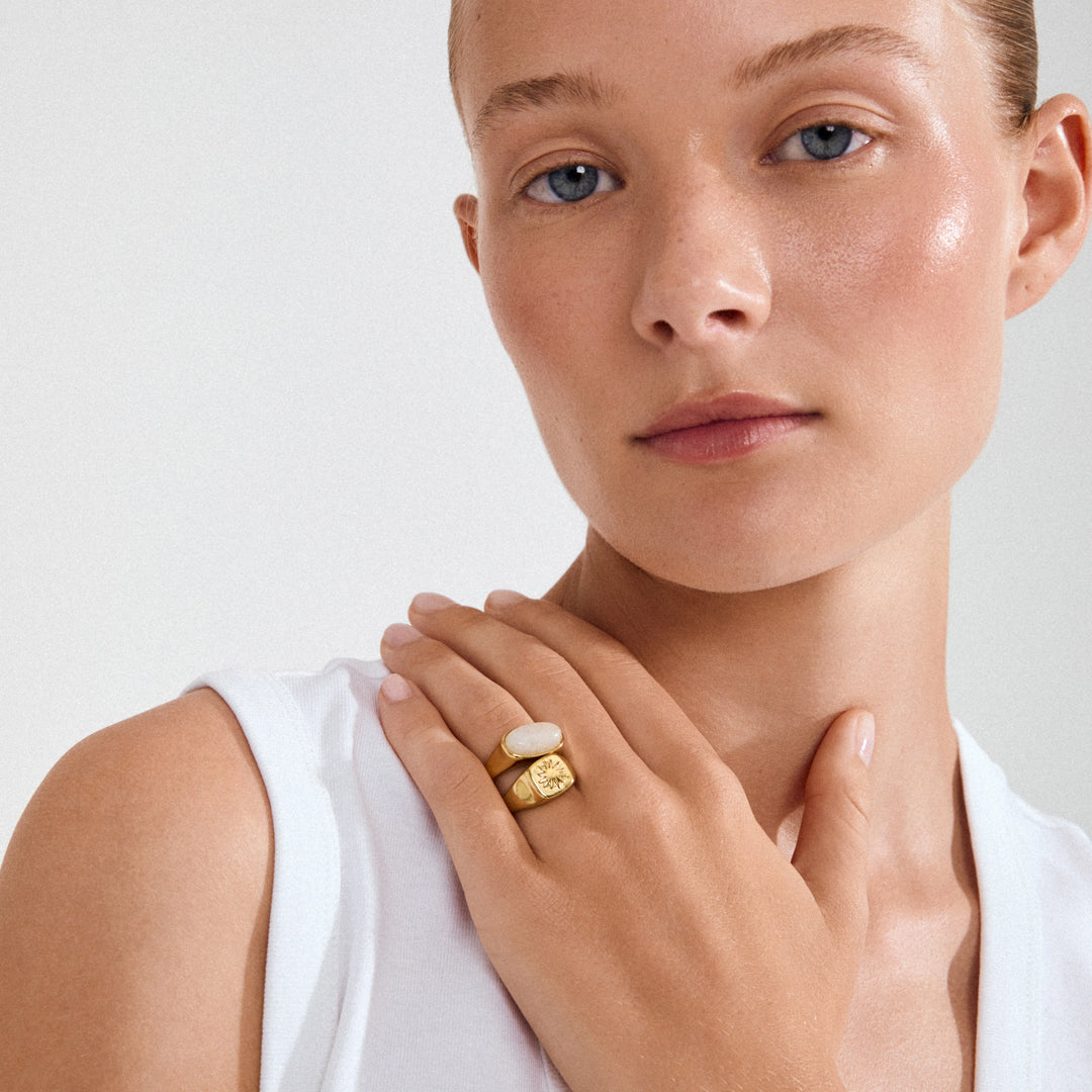 Prism Ring - set 2 gold