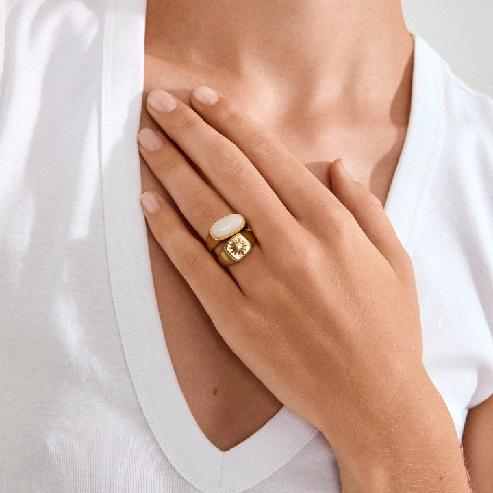 Prism Ring - set 2 gold