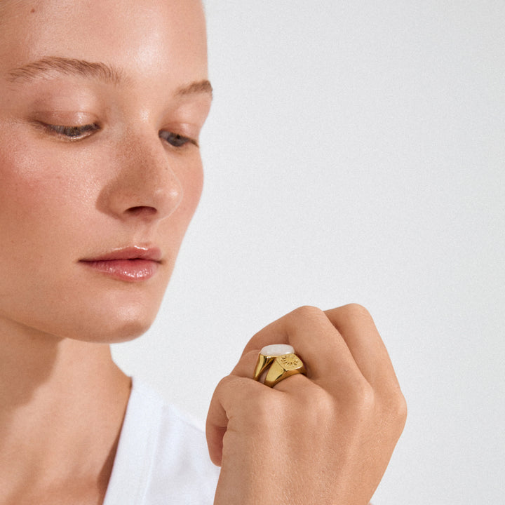 Prism Ring - set 2 gold