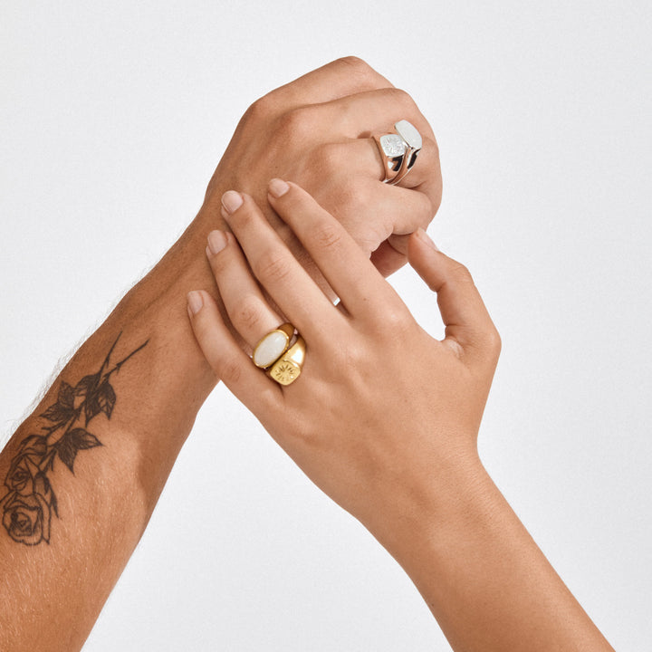Prism Ring - set 2 gold