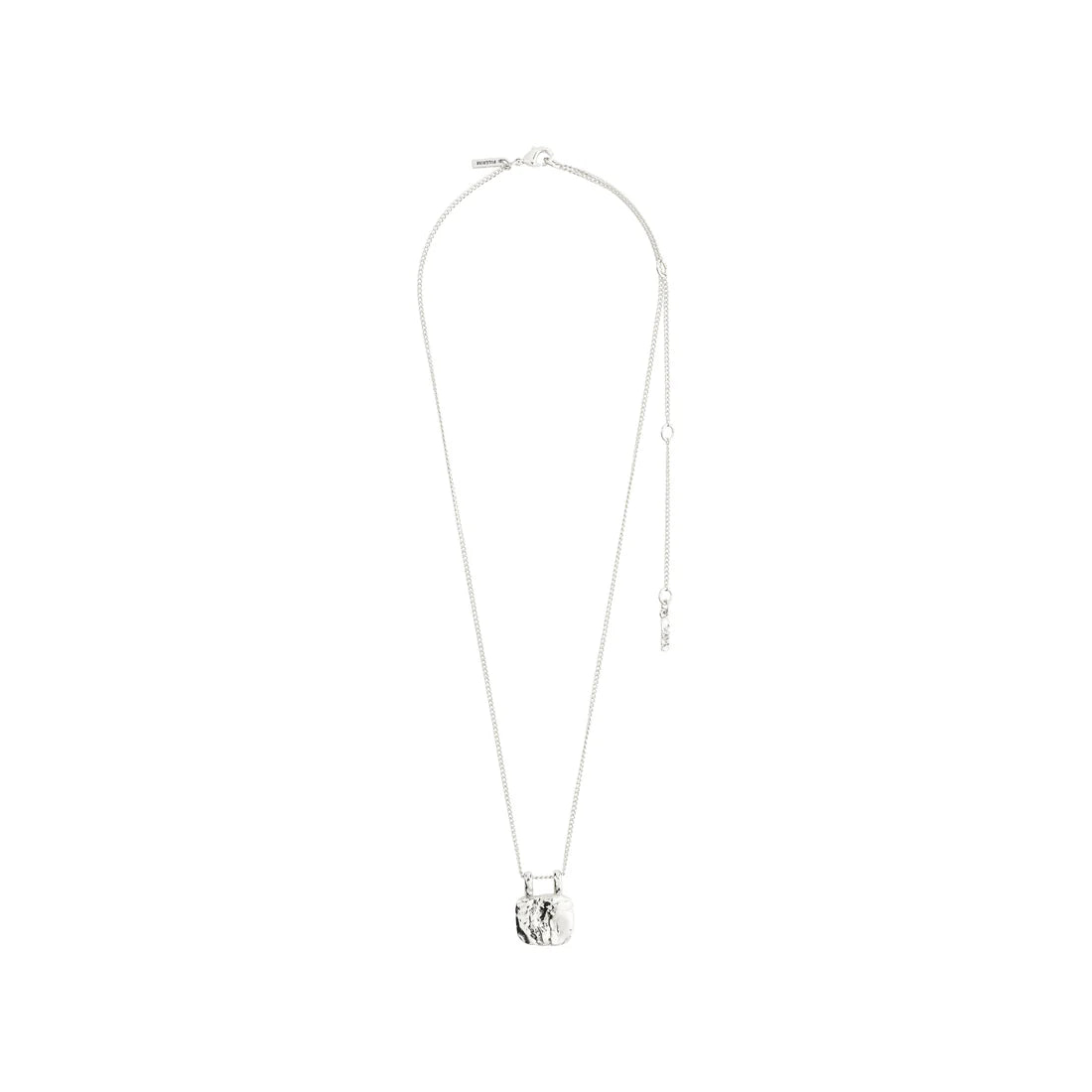 Bloom Coin Necklace - silver