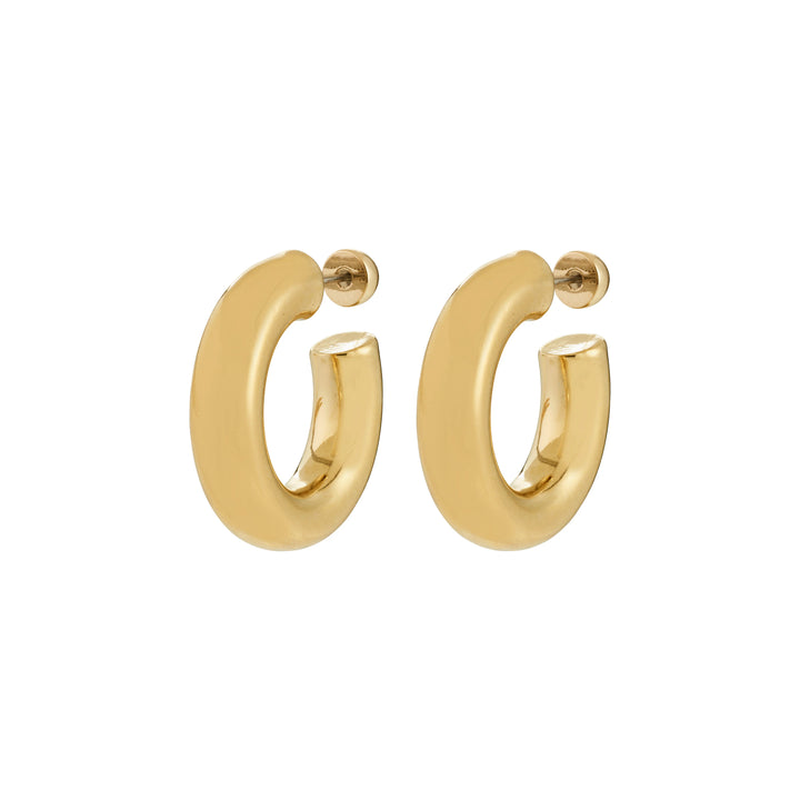 Phase Large Hoops - gold