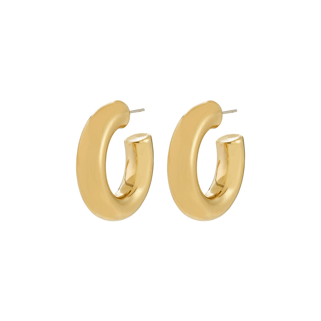 Phase Large Hoops - gold
