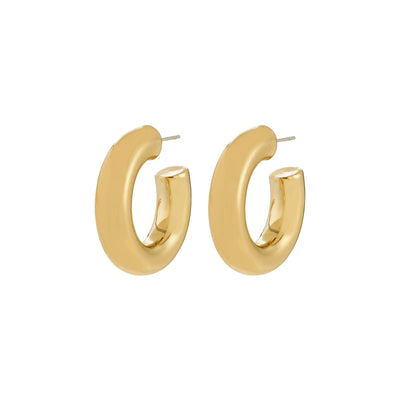 Phase Large Hoops - gold