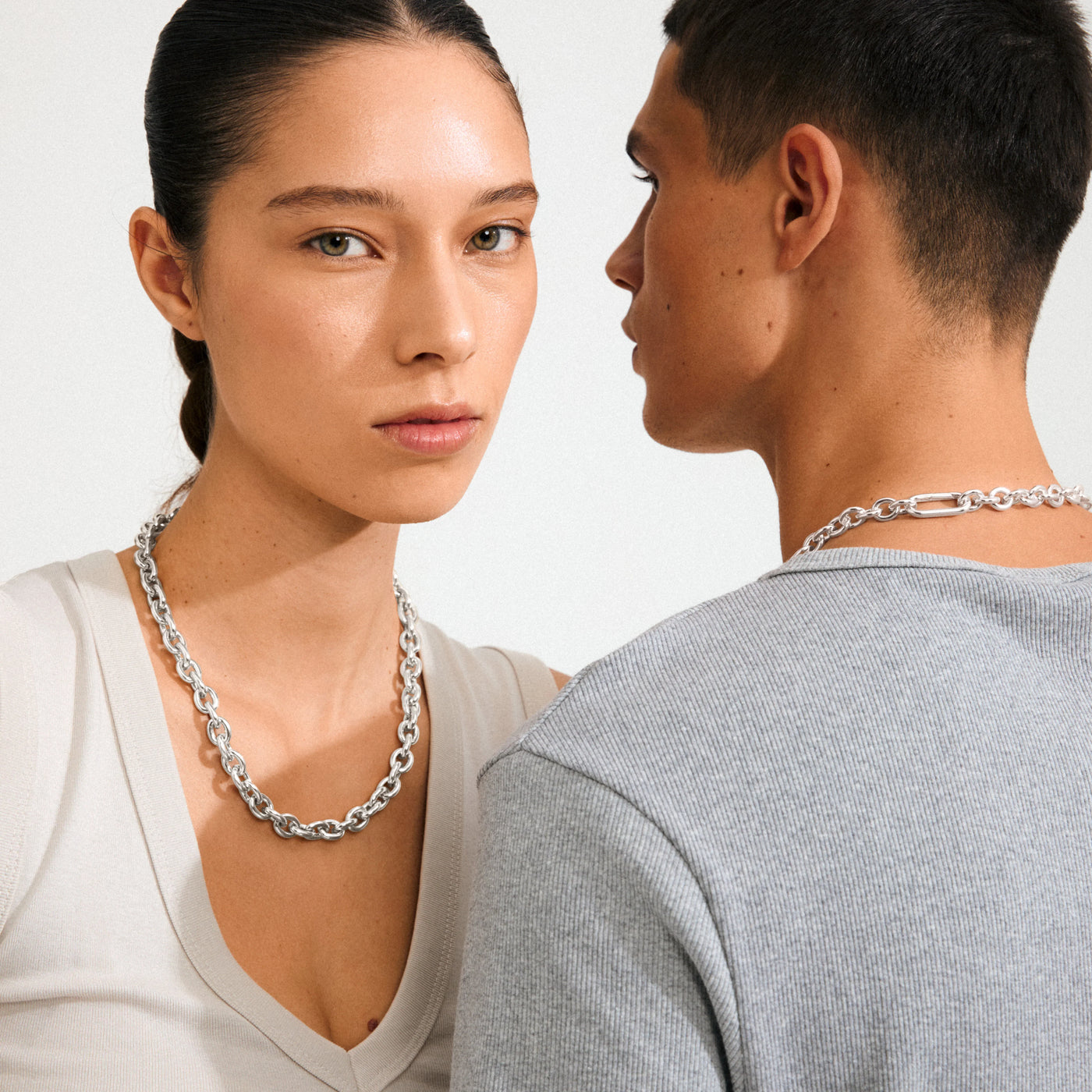 Phase Necklace - silver