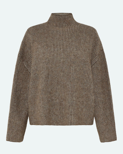 Mercy Knit Pullover - chinchilla