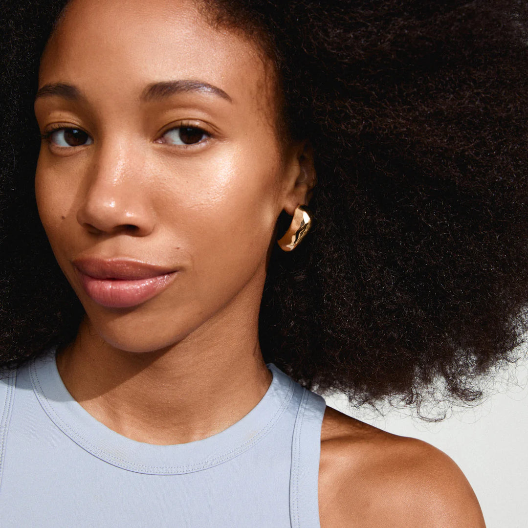 Dune Chunky Earrings - gold