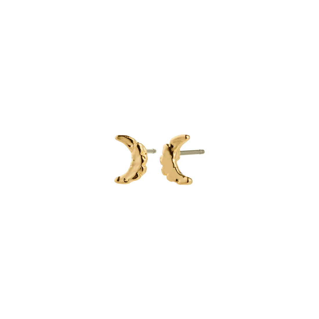 Between Moon Earrings - gold