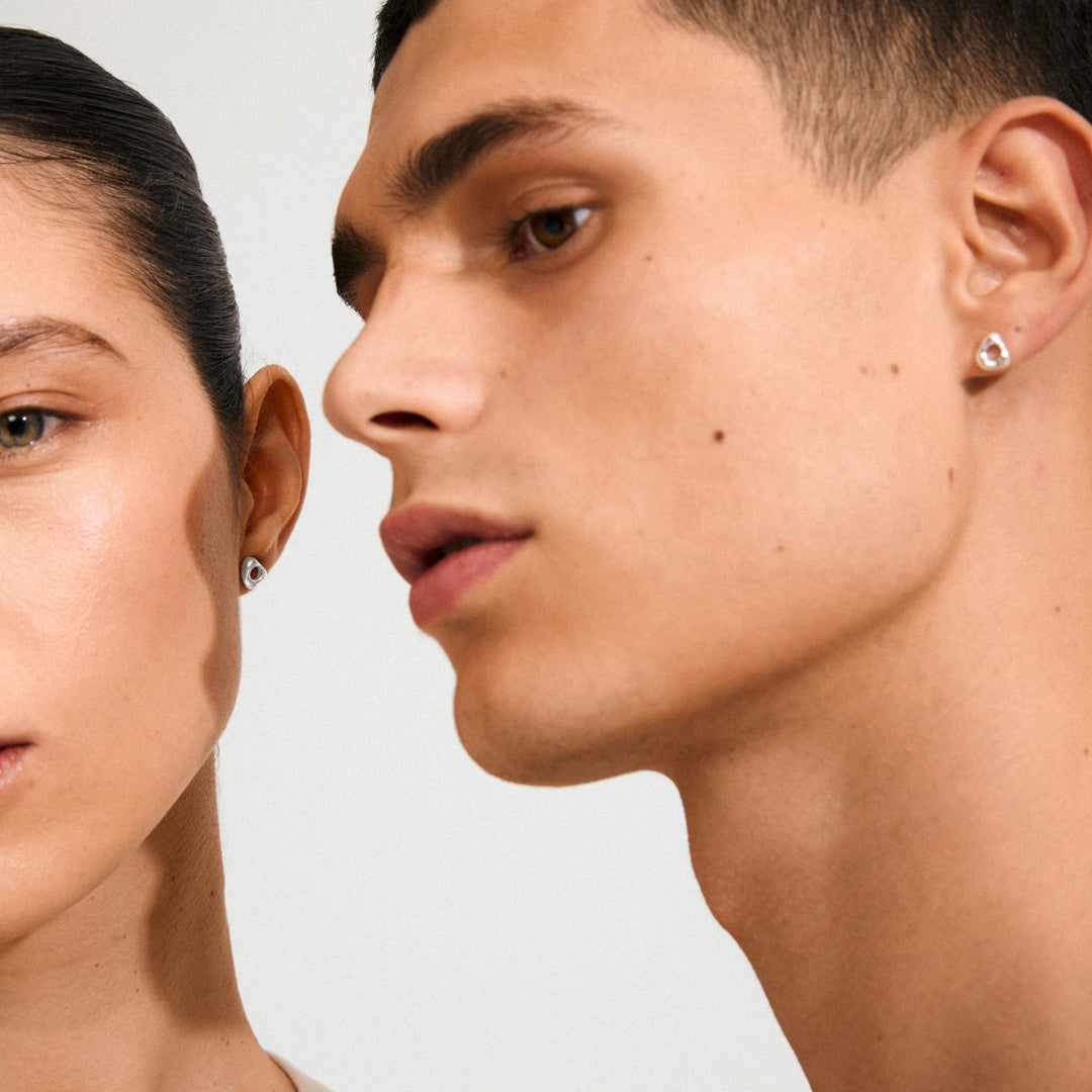 Free Stud Earrings - silver