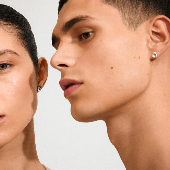 Free Stud Earrings - silver