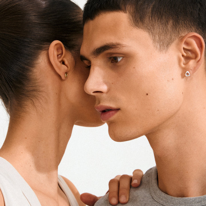 Free Stud Earrings - silver