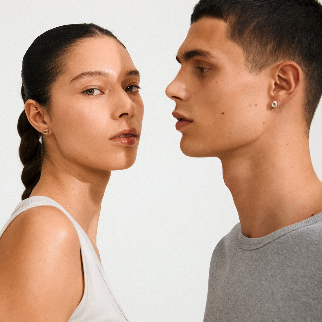 Free Stud Earrings - silver