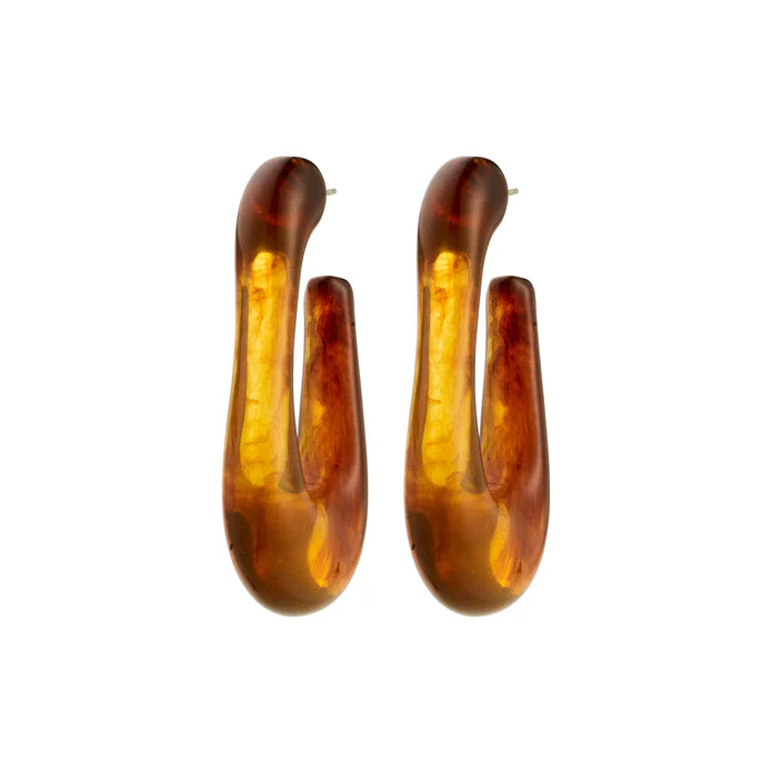 Elijah Earrings - brown