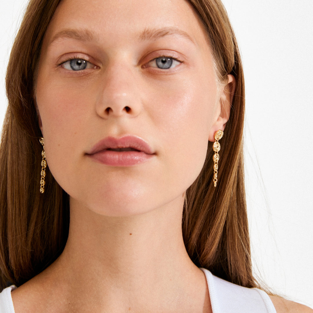 Air Earrings mini - gold