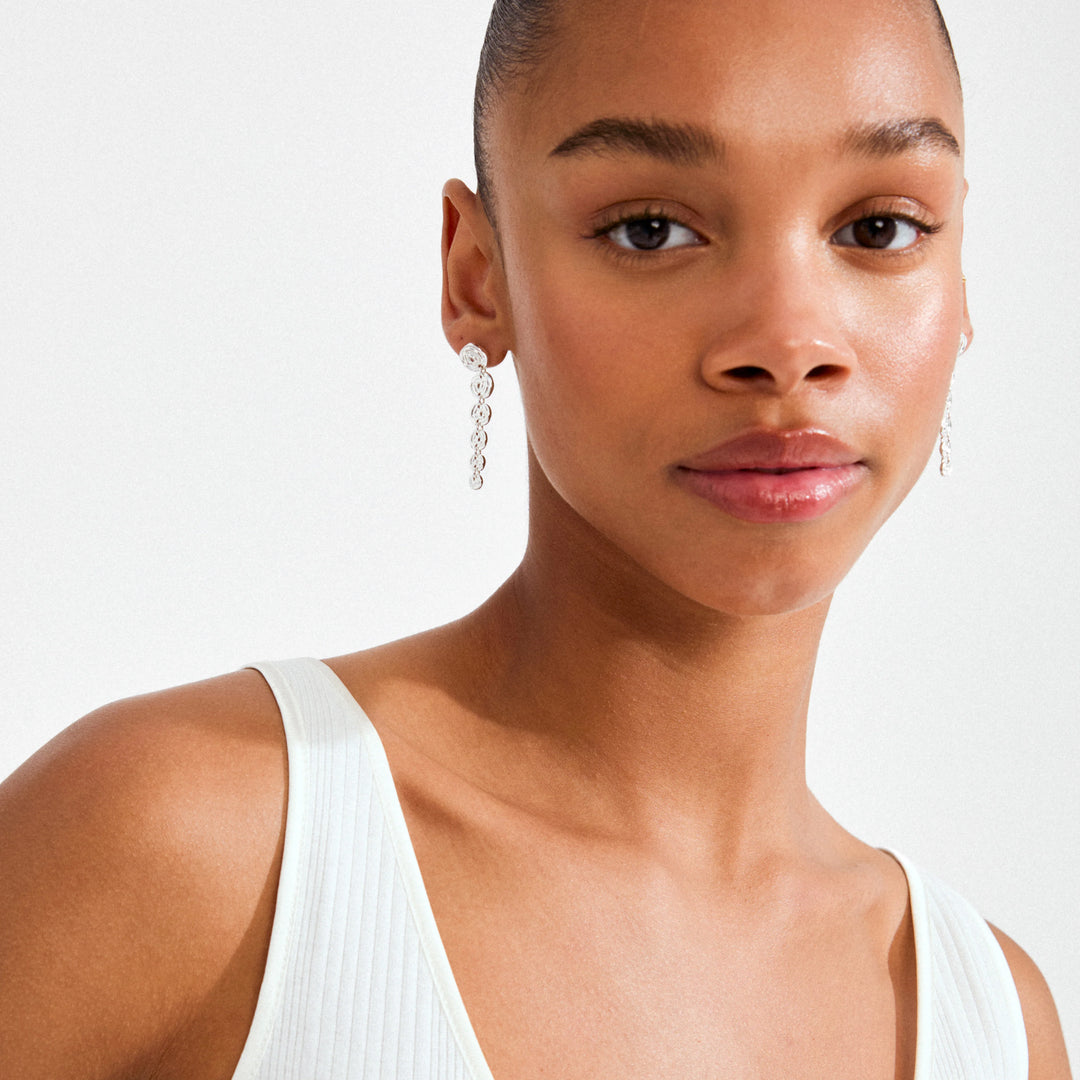 Air Earrings mini - silver