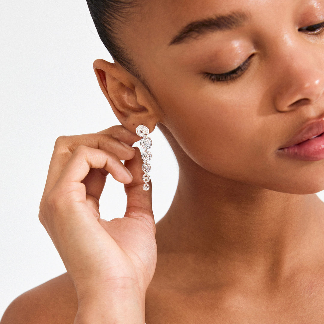Air Earrings mini - silver