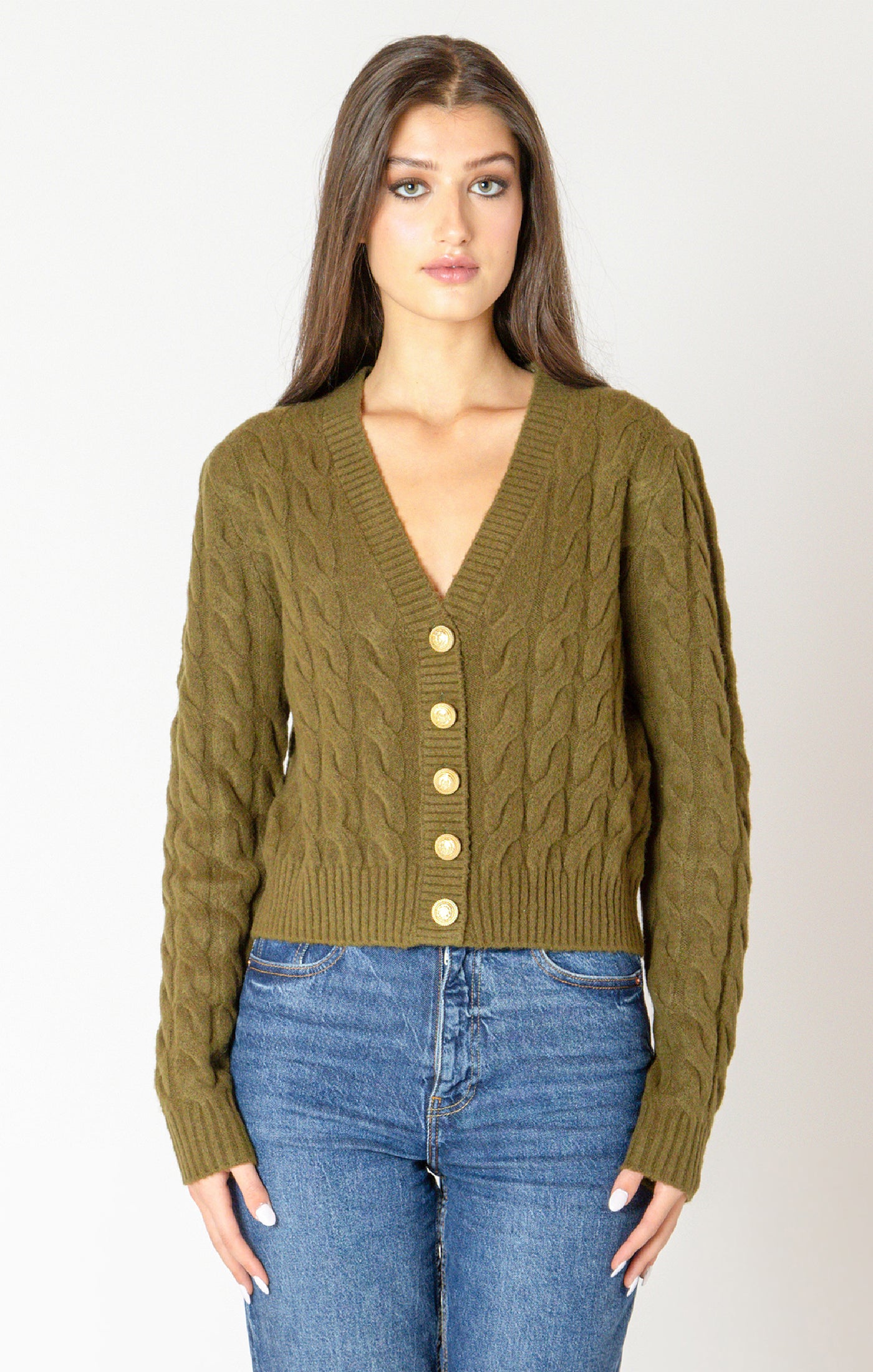 Kelcie Cable Knit Cardi
