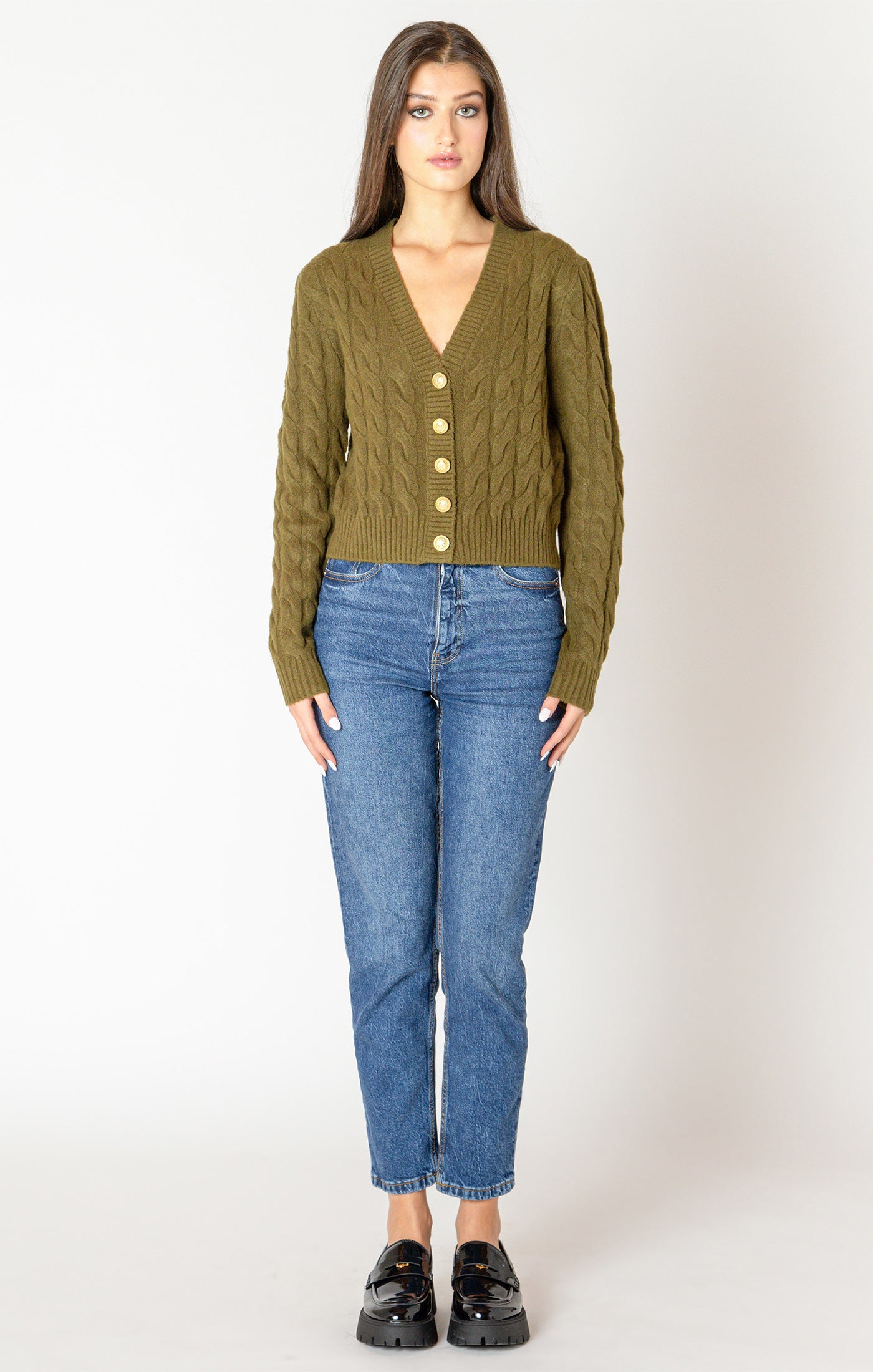 Kelcie Cable Knit Cardi