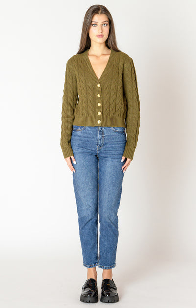 Kelcie Cable Knit Cardi