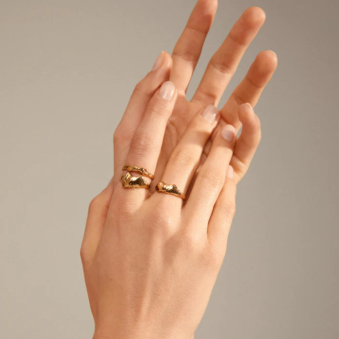 Anne Ring 3-in-1 set - gold