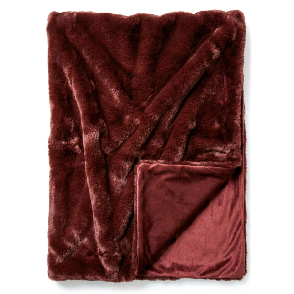 Faux Fur Throw