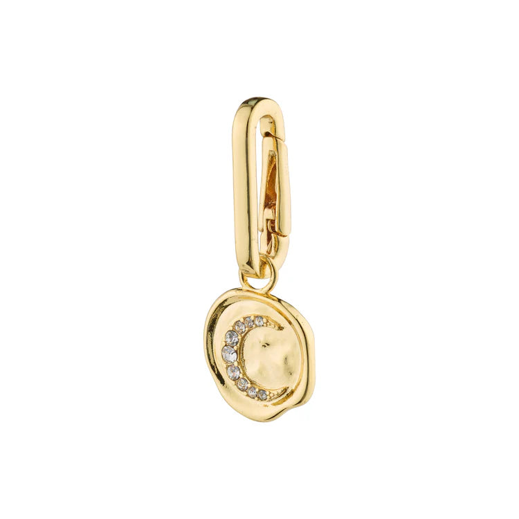 Moon Pendant Charm - gold