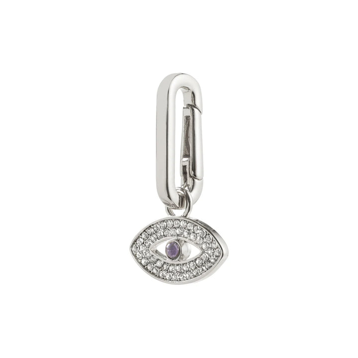 Eye Pendant Charm - silver