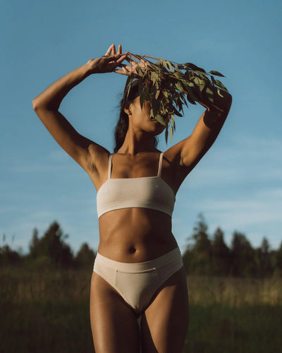 Huha Thong Undies - beige