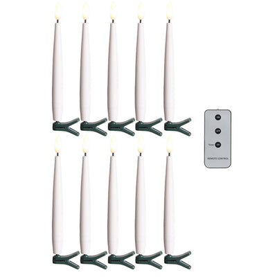 Clip-on Lighted Christmas Candles