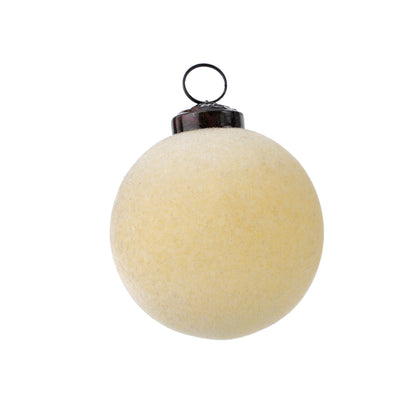 Velvet Ornament - cream