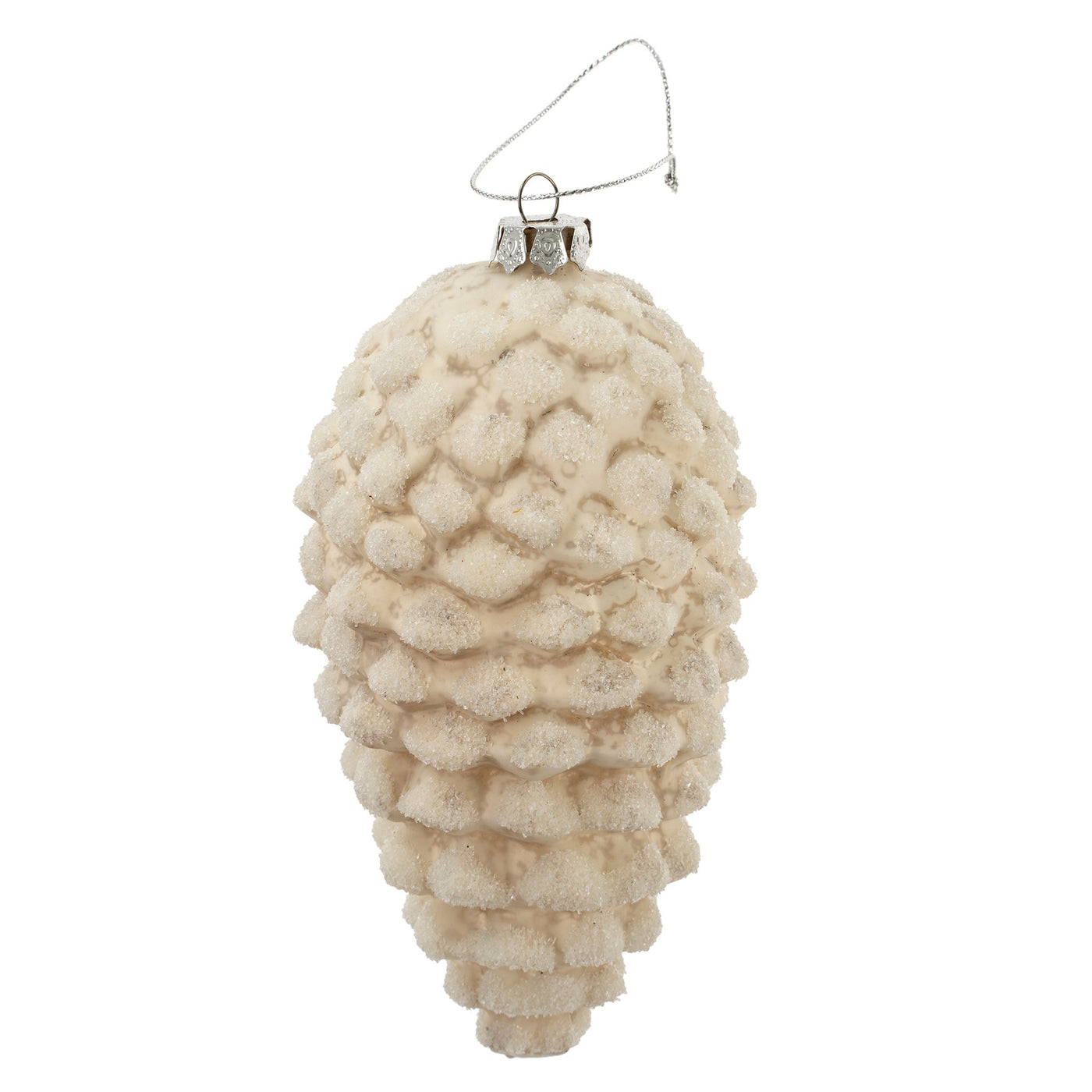 Pinecone Glass Ornament