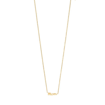 Mom Necklace - gold