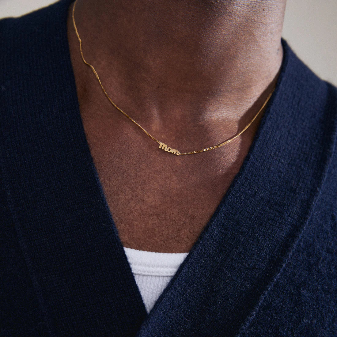 Mom Necklace - gold