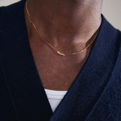 Mom Necklace - gold