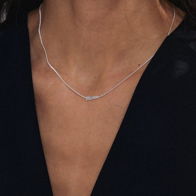 Mom Necklace - silver