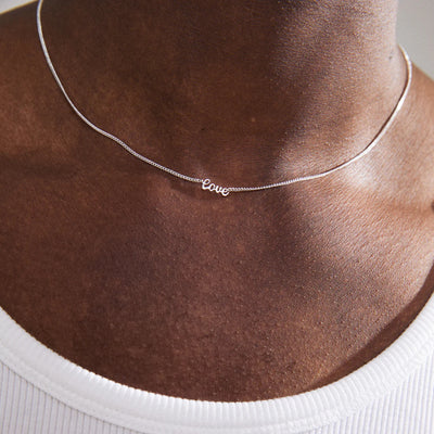 Love Necklace - silver