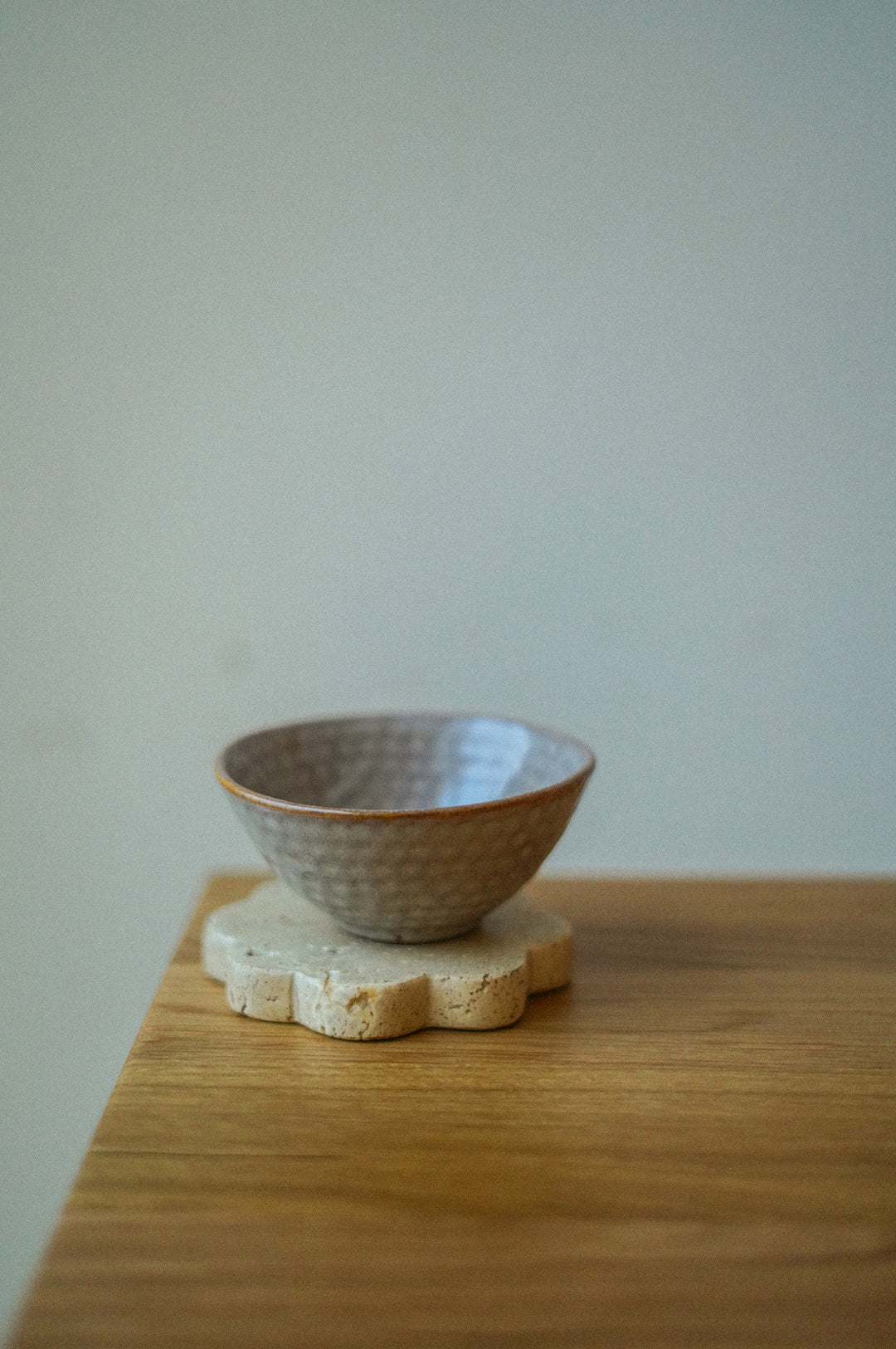 Travertine Scallop Coaster