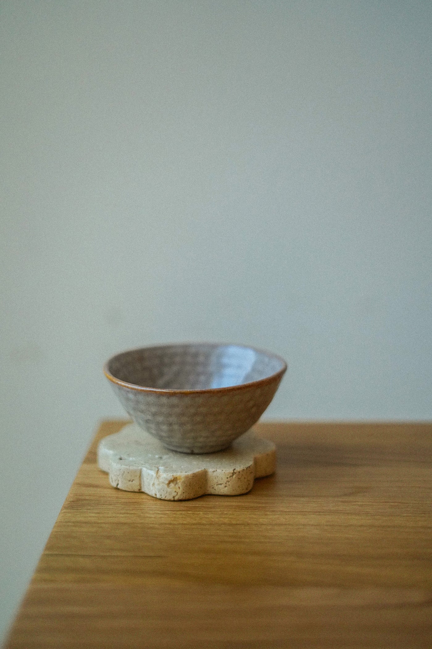 Travertine Scallop Coaster