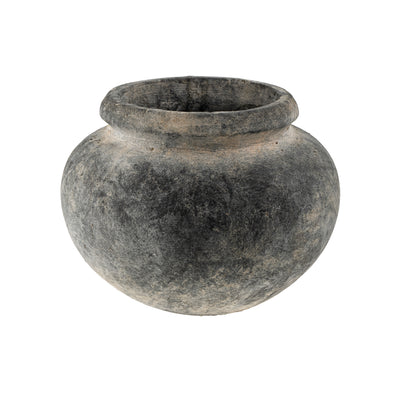 Nara Terracotta Vase - black
