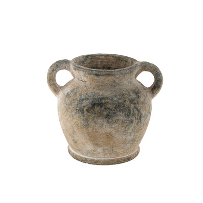 Kala Terracotta Vase - black