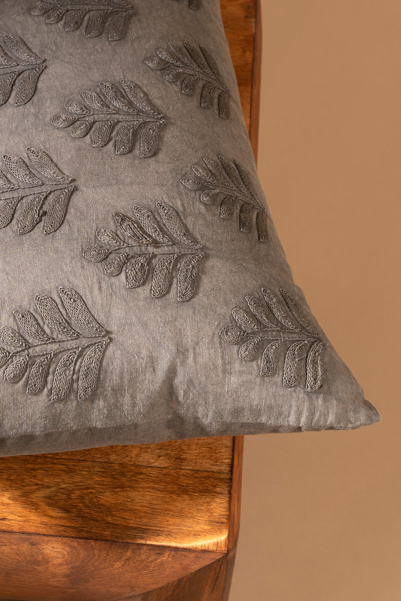 Orchard Pillow - charcoal